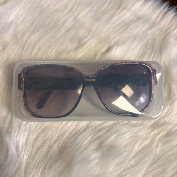 Charles Jourdan Black and Purple Sunglasses